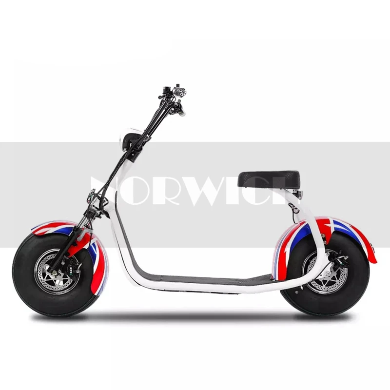 Citycoco Электрический скутер для взрослых Q3 ультра широкие шины 48V15AH литиевая