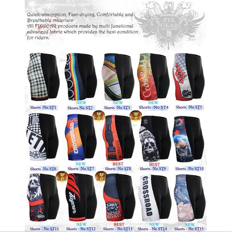 Мужские велосипедные шорты Pro BMX с 3d гелевой подкладкой бермуды для катания на