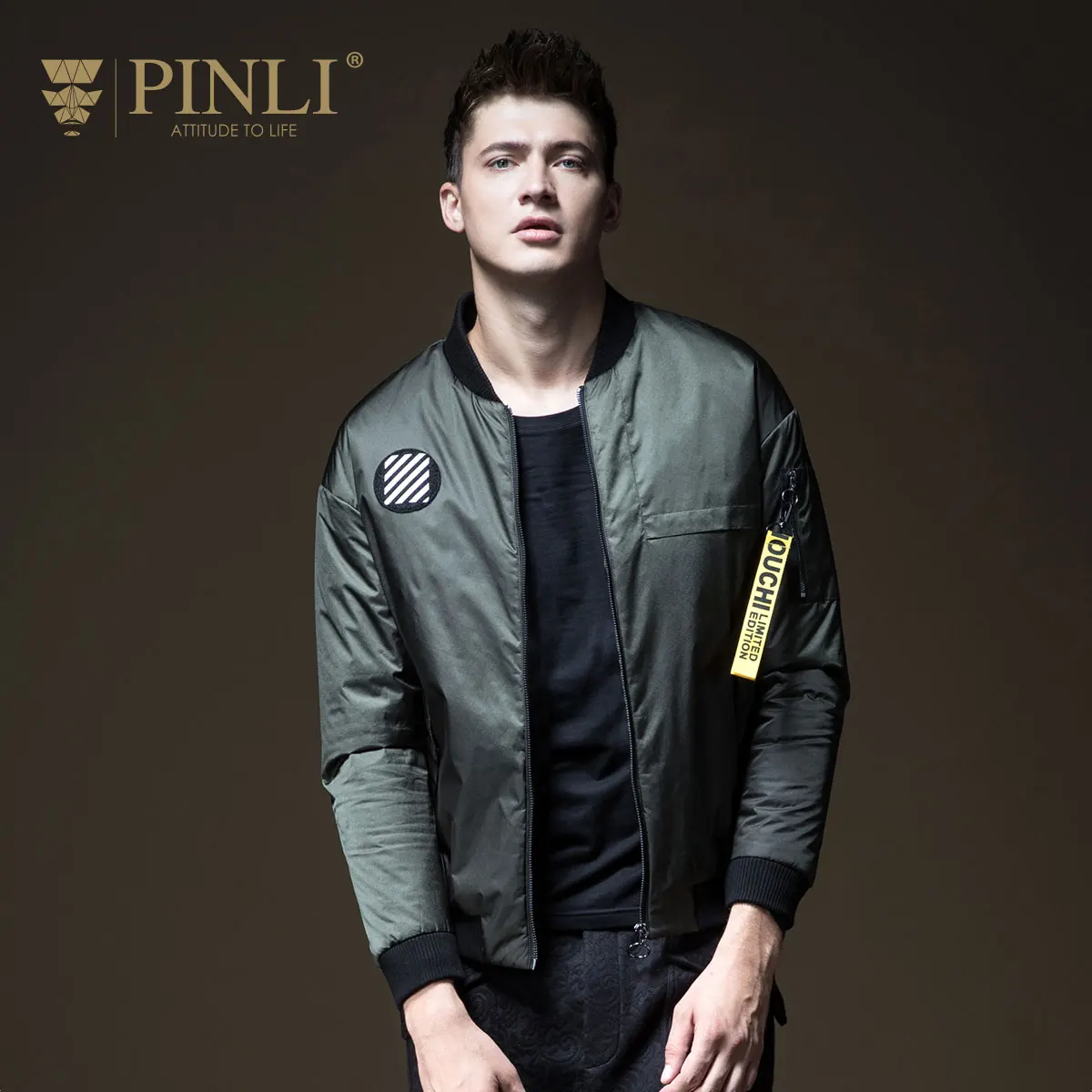 Pinli 2020 зимняя новая скидка распродажа однотонная тонкая карманная бейсбольная