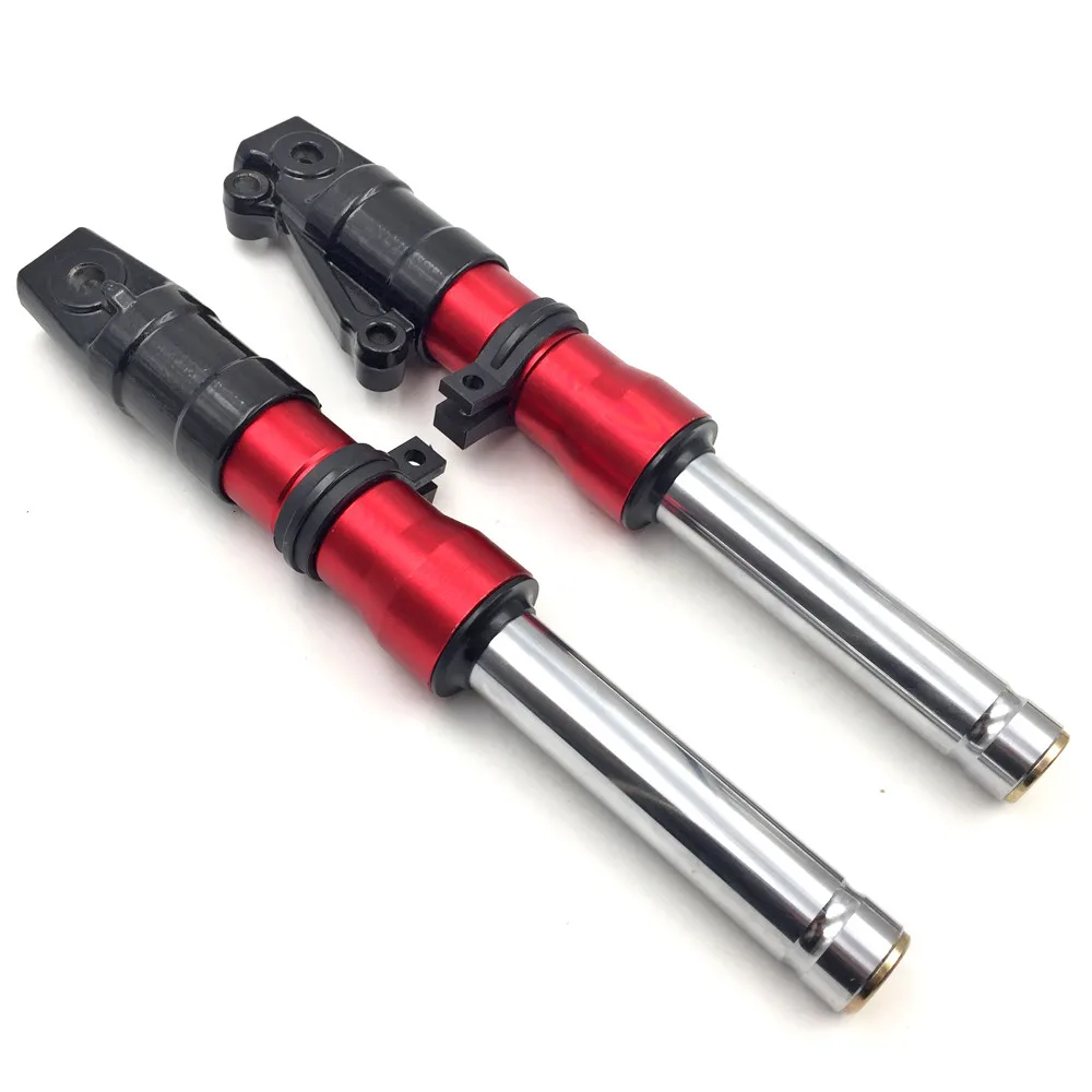 Для мотоцикла HONDA скутер DIOAF18 AF28 AF34 AF35 AF36 AF56 Z4 дисковые тормоза Модифицированная передняя подвеска передний амортизатор - Цвет: 310mm-red