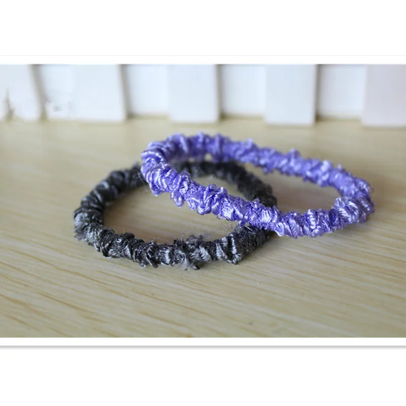 Cute Trendy Warm Soft Polyester Cotton Elastic Hair Rope Band Accessory Rubber Princess Girls Headwear Free Shipping | Тематическая