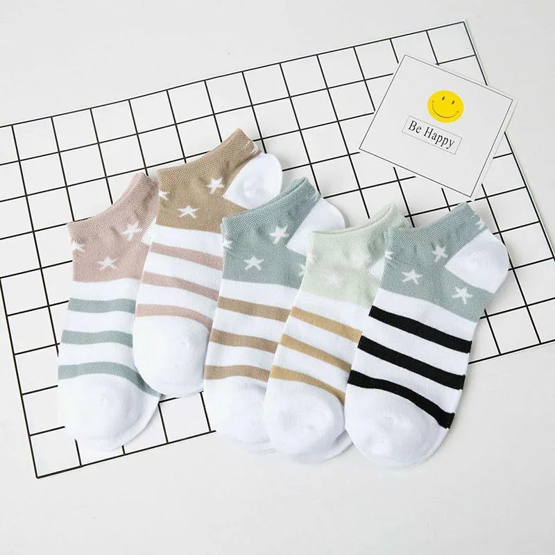

[COSPLACOOL]Japanese Lovely Funny Socks Heart Pineapple Cute Ankle Socks Women Divertidos Shallow Mouth Sokken Chaussette Femme