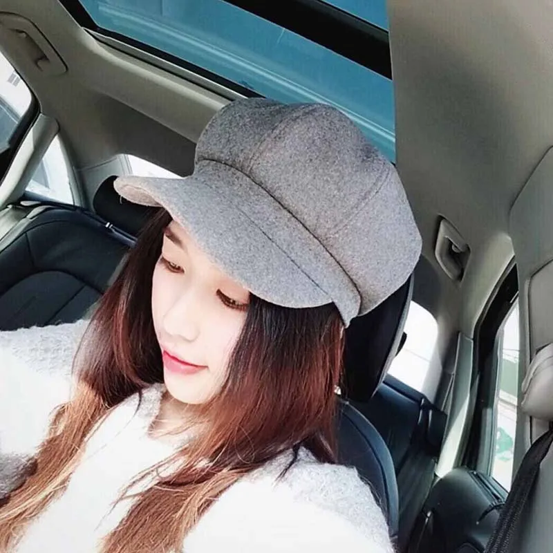 Leisure Wild Literature Newsboy Caps Cute Lady Hats Autumn Fashion Berets cap Lightweight Octagon Hat free shipping sale |