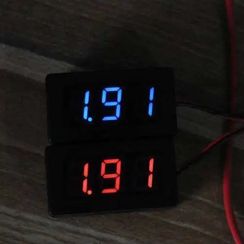 DC 1 7 25 v Qight LED водонепроницаемый монитор вольтметр цифровой батарея автомобильное
