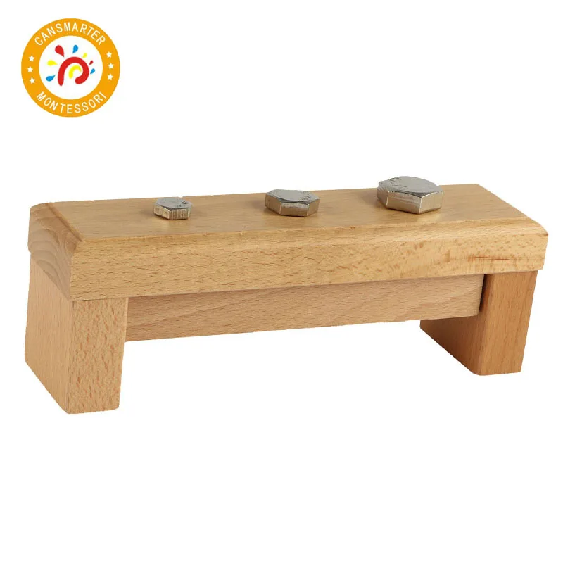 Montessori Kids Toy High-Quality Wood Screw Bolts and Nuts Learning Educational Preschool Training | Игрушки и хобби
