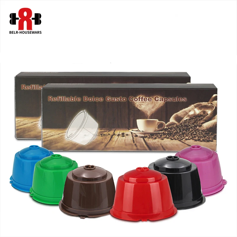 Многоразовые кофейные капсулы Dolce Gusto 3/6 шт./лот совместимые с Nescafe Gusto|coffee