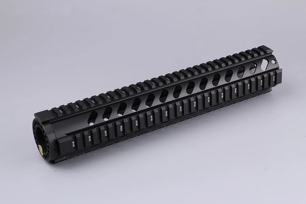 Тактический Ohhunt T Series 12 дюймов бесплатно поплавок Quad Пикатинни Handguard