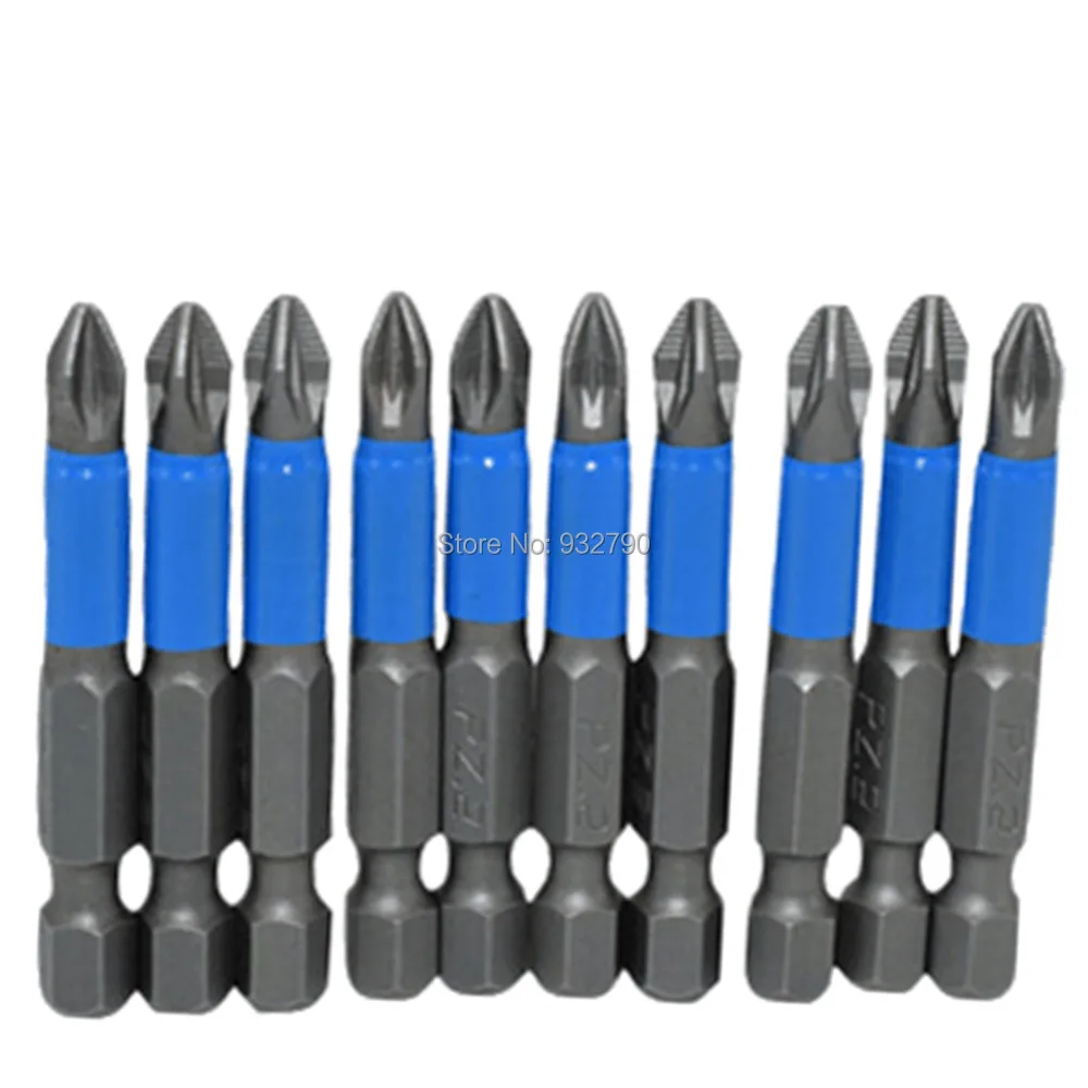 

10pcs PZ1 PZ2 Impact Magnetic Screwdriver Bit 50mm Impact Driver Bits Screwdriver Insert Bits Screw Driver Pozidrive Bit