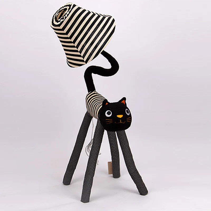 Напольная Лампа с животными современный тканевый светильник для гостиной