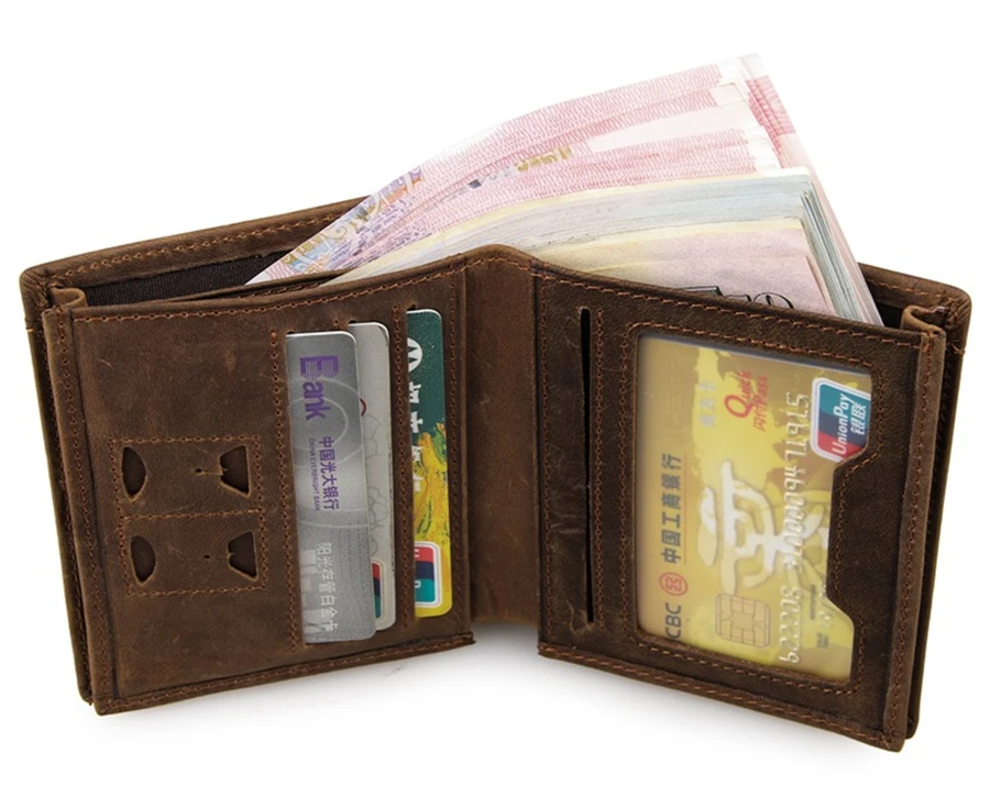 2016 Классические мужские кошельки в европейском и американском стиле модный