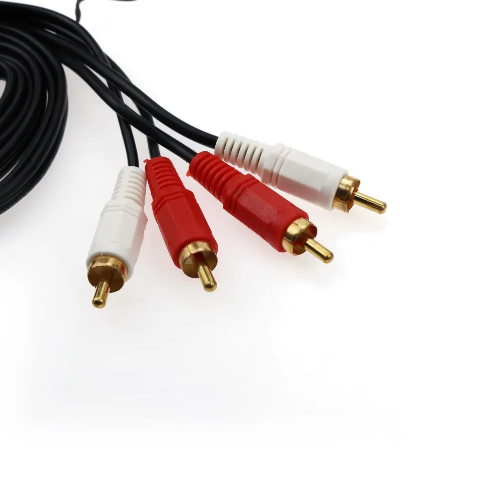 Кабель-разветвитель JCD 2RCA штекер-2 RCA 1 5 м (позолоченный) | Компьютеры и офис