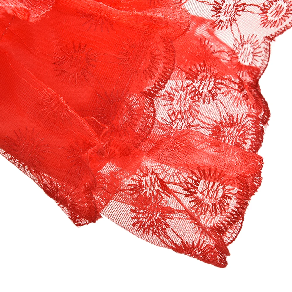 1 шт./лот Свадебное платье ручной работы красного цвета Одежда для куклы Наряд