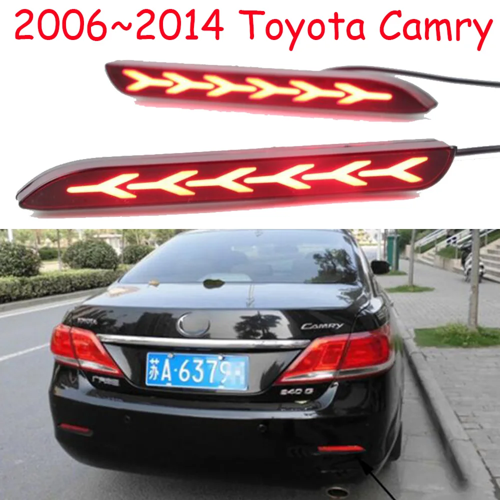 Видео светодиодный автомобиль 2018 Camry задние бампер отражатель задний стоп сигнал