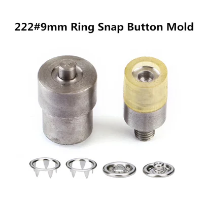 222 9mm Ring mold Ручной коготь Скоба застежка оснастки пресс-машина кнопка крепежа штампы Mayitr DIY ручной давление пресс ing зажим Станок Инструмент - Цвет: 222 9mm Ring mold