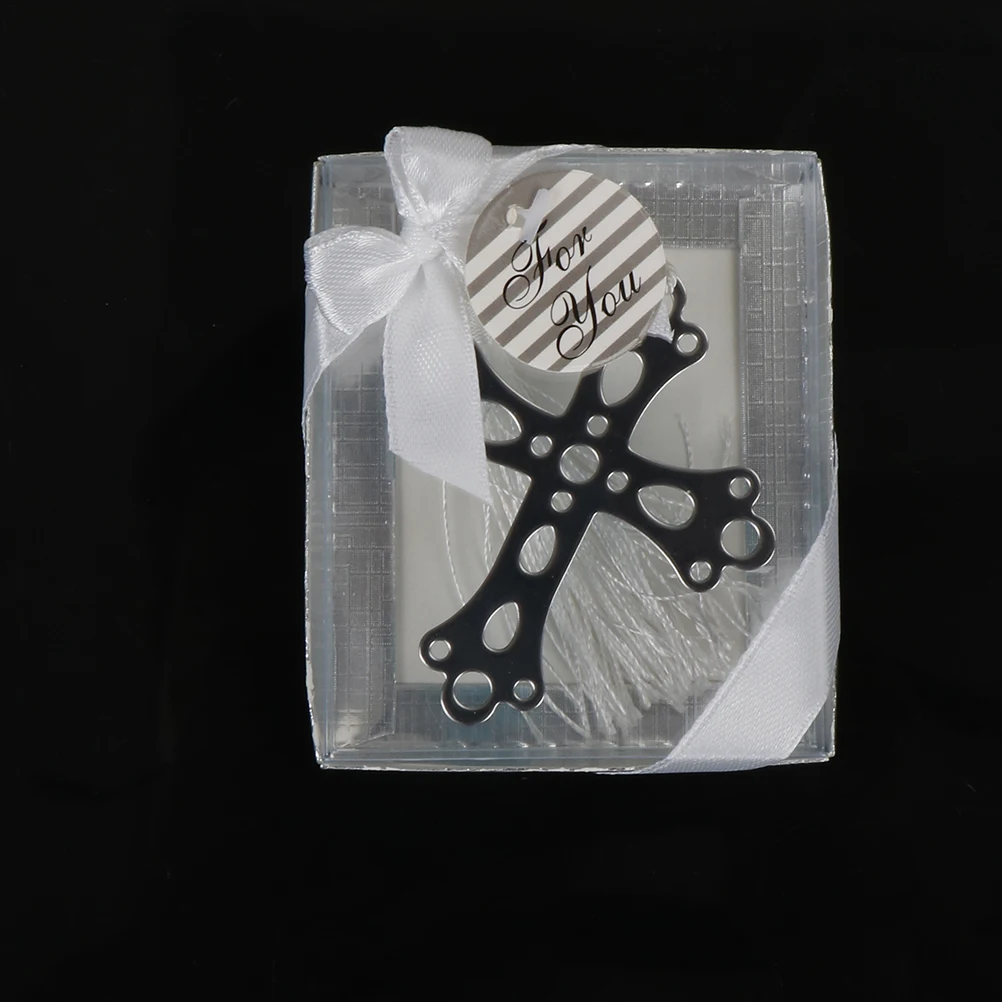 1 шт. креативный Крест Любовь серебряные металлические закладки для свадебного