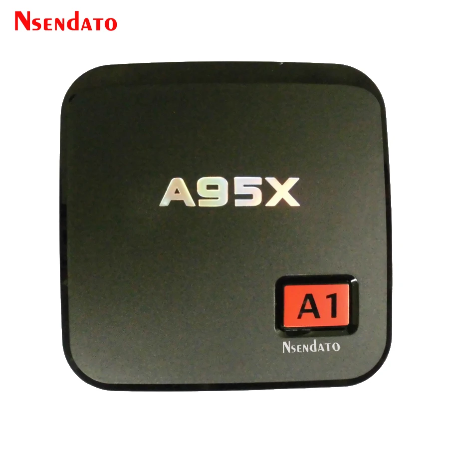 ТВ приставка Nsendato A95X A1 на Android 6 0 с четырехъядерным процессором Amlogic S905X 1 ГБ 8 4K 3D Wi Fi