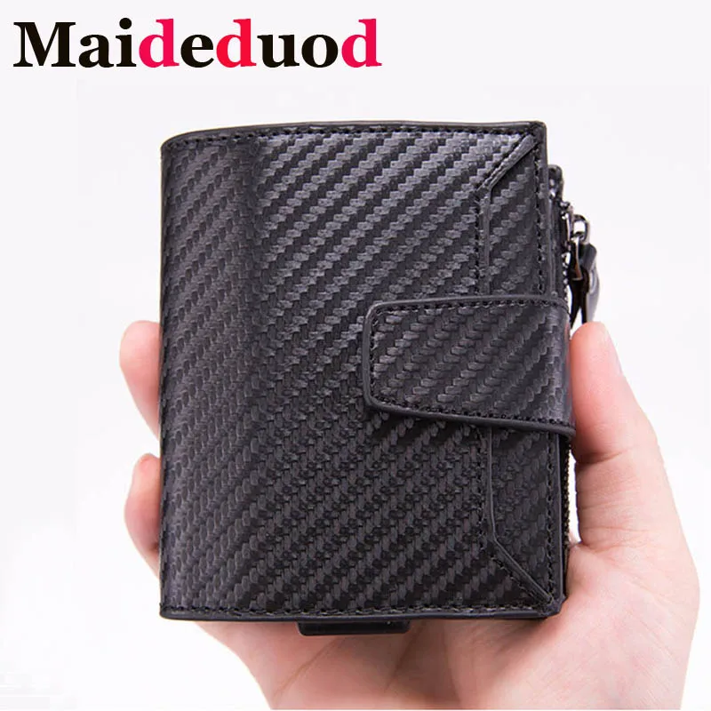 Мужской металлический кошелек Maideduo для кредитных карт модный высокого качества