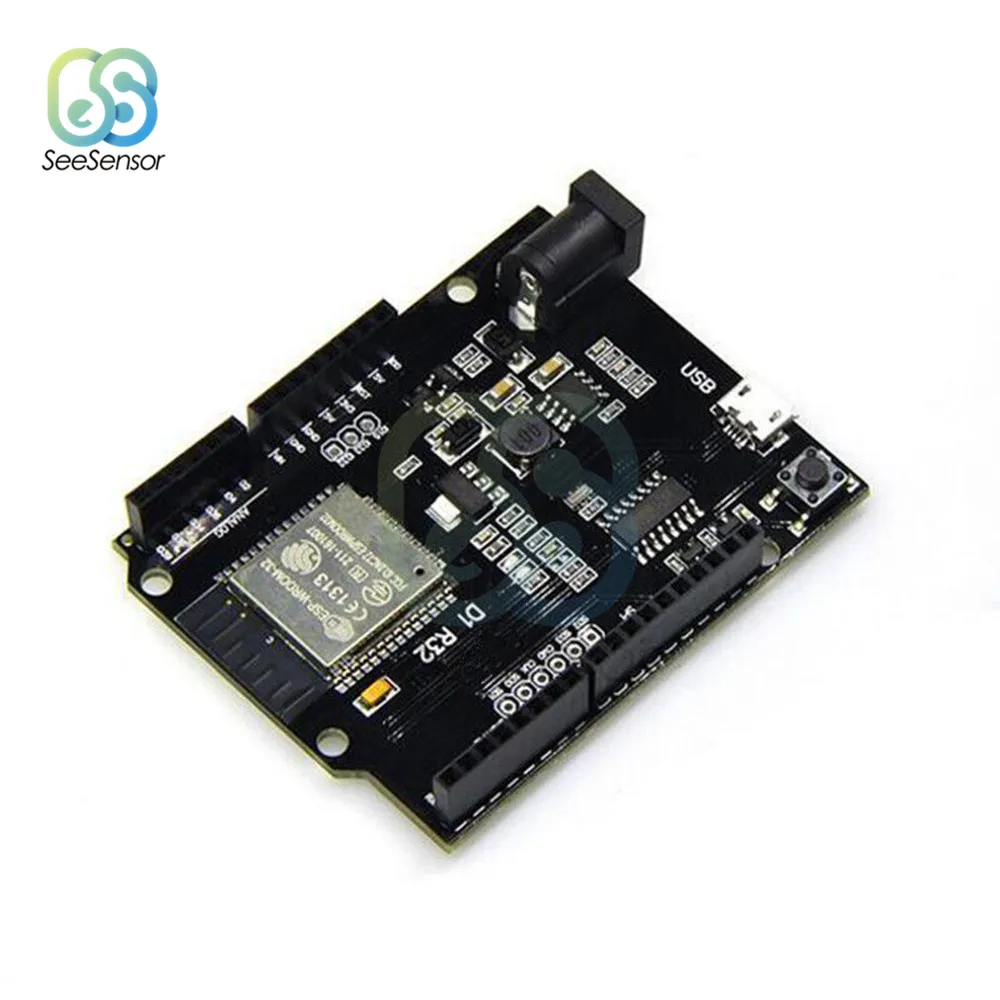 Плата разработки D1 ESP32 ESP8266 WiFi Bluetooth модуль беспроводной 4 Мб Flash UNO R32 CH340 CH340G плата