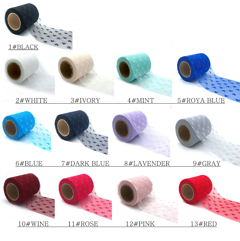 ZYFMPTEX Тюль в рулоне 7,5 см Ширина 10 YardsCrystal Тюль органза катушка пачка мягкая Свадьба Рождество День Рождения Вечеринка Дети