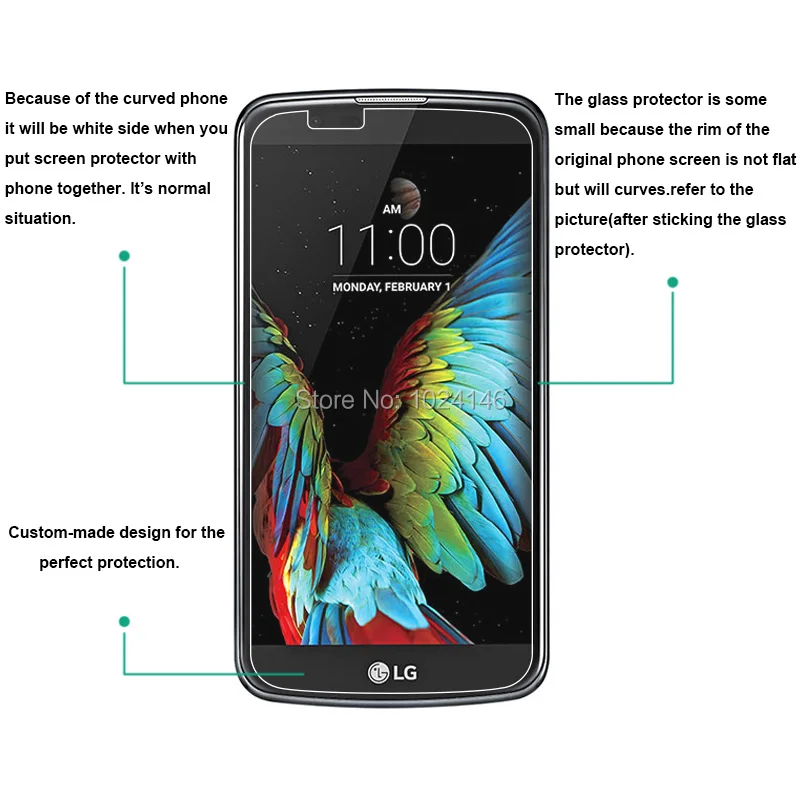 Закаленное стекло для LG K10 (2016) 5 3 дюйма ультратонкая Взрывозащищенная защитная