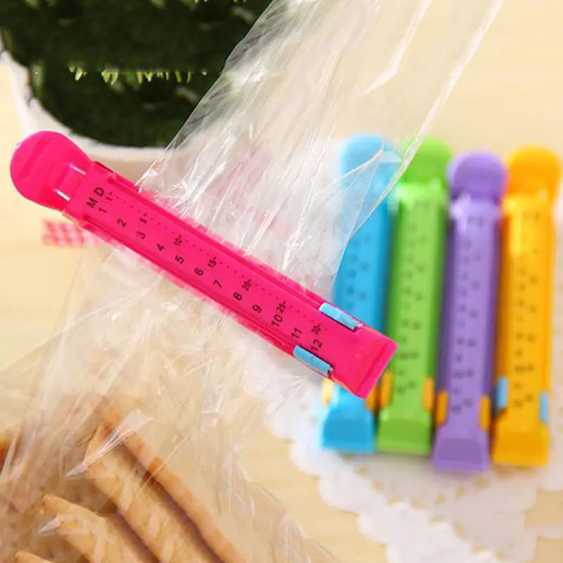 5 шт./лот портативные новые кухонные зажимы для упаковки закусок пластиковый