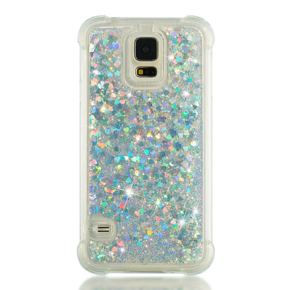 Блестящий чехол для телефона Samsung Galaxy S5 S 5 G900 G900F SM-G900F G900H SM-G900H G903F жидкий зыбучий