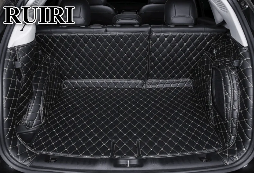 Top quality mats! Full set car trunk mats for Jeep Compass 2018 waterproof boot carpets cargo liner 2019-2017 |