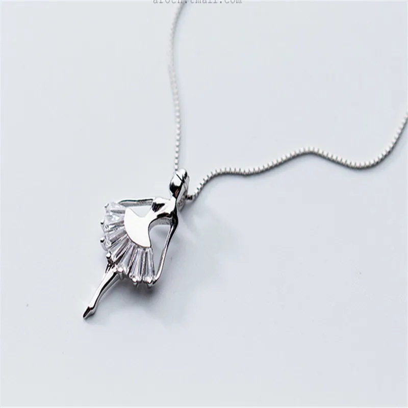 Ожерелье с подвеской из стерлингового серебра 925 пробы женский набор ожерелье