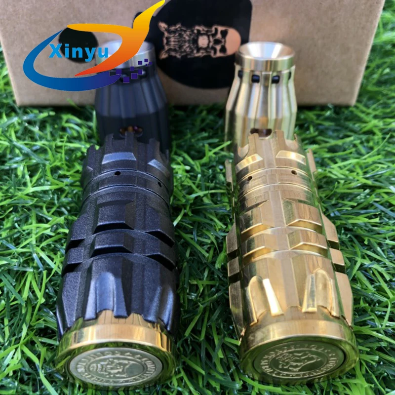 AV CompLyfe мини мод набор испаритель латунь механический 18350 батарея 24 мм diamater vape vs