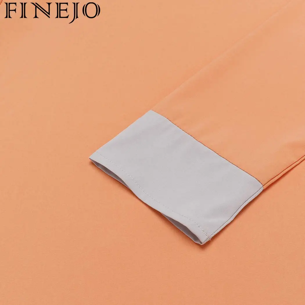 FINEJO 2018 женское льняное винтажное платье в стиле пэчворк повседневное Свободное