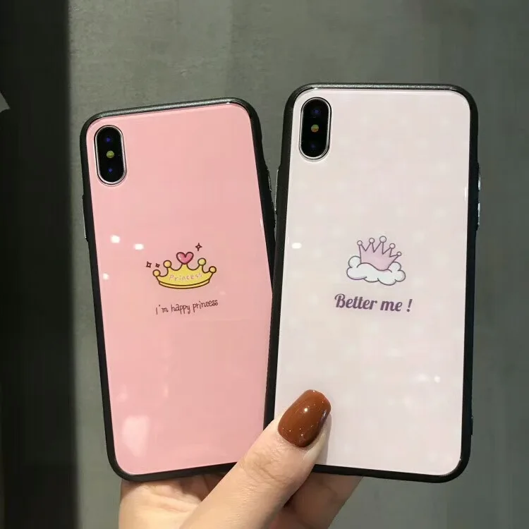 Kuutti Squishy милые розовые противоударные Чехлы для мобильных телефонов с короной из