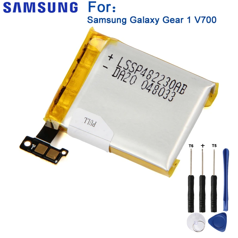 Оригинальный телефон Samsung задний аккумулятор для Galaxy Gear1 V700 SMV700 оригинальная