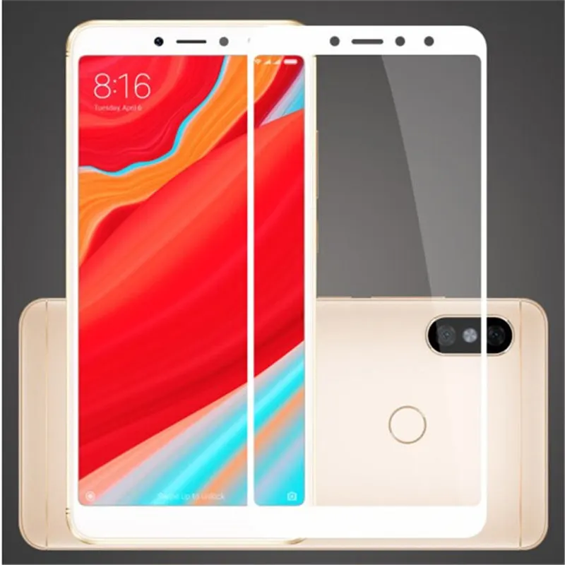 Полностью покрывающее закаленное Стекло для XIAOMI redmi S2 redmi S2 5,99 дюймов Экран защитный чехол для смартфона на закаленное рамки все края