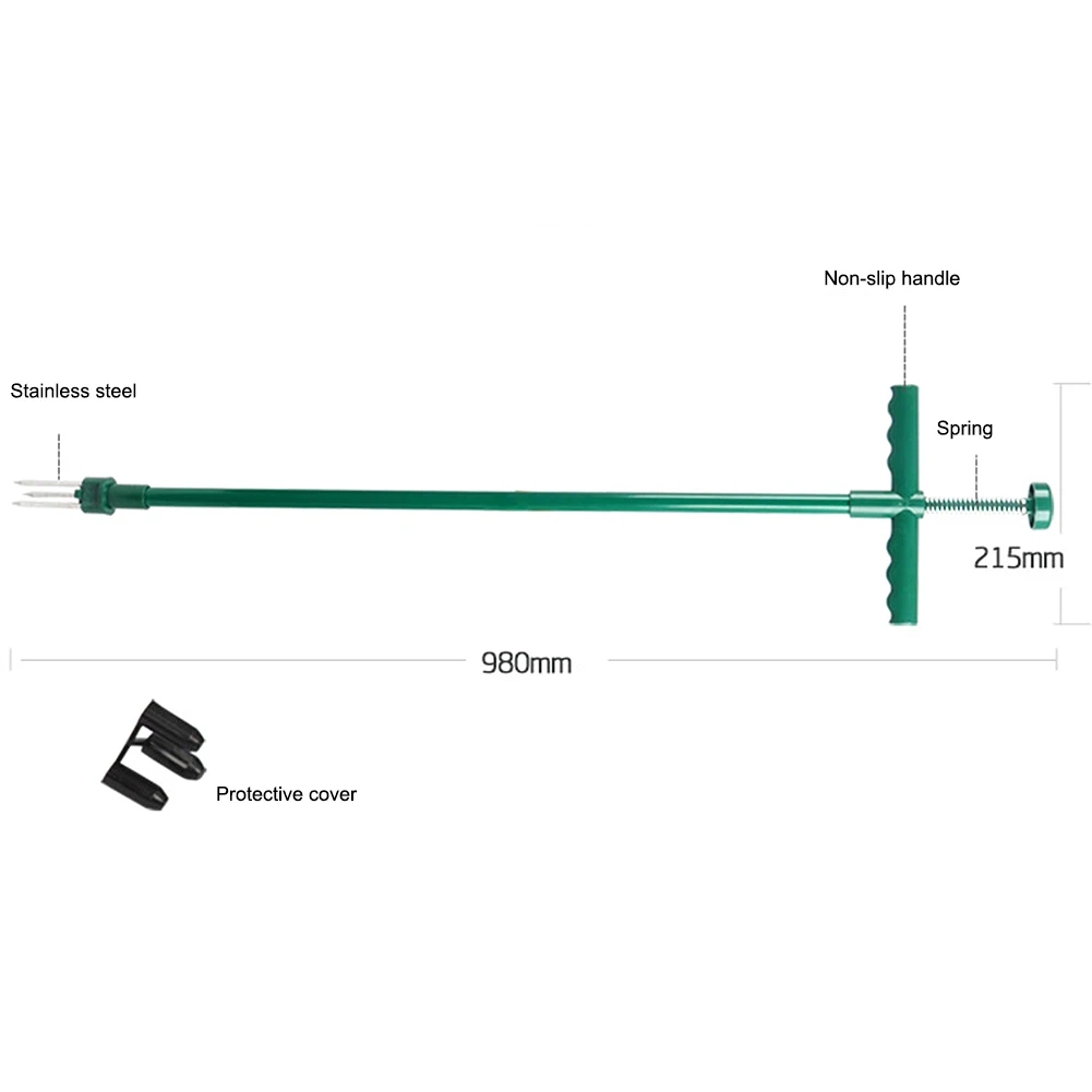 Ручной Съемник с 3 когтями ножная педаль из нержавеющей стали 980*215 мм садовый