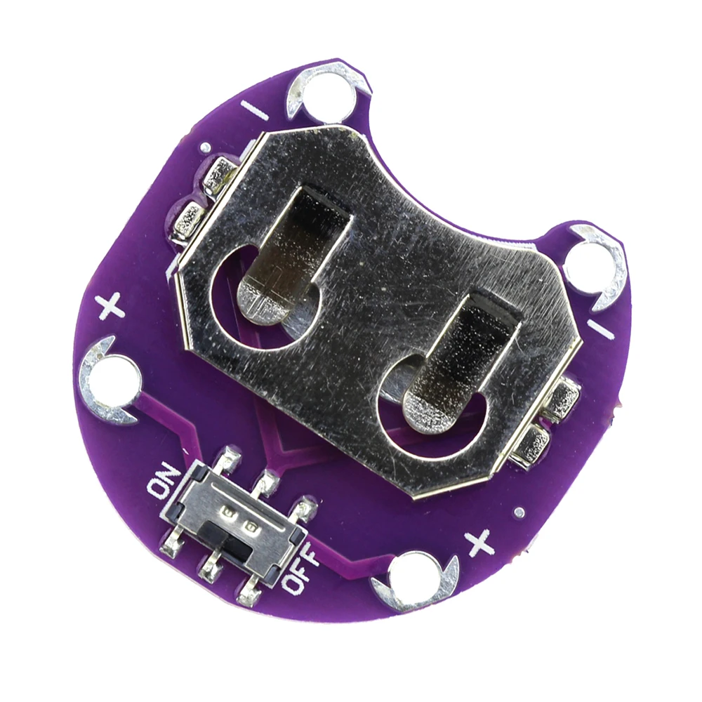 LilyPad монетница Батарейный держатель CR2032 батарейный модуль для arduino Diy Kit
