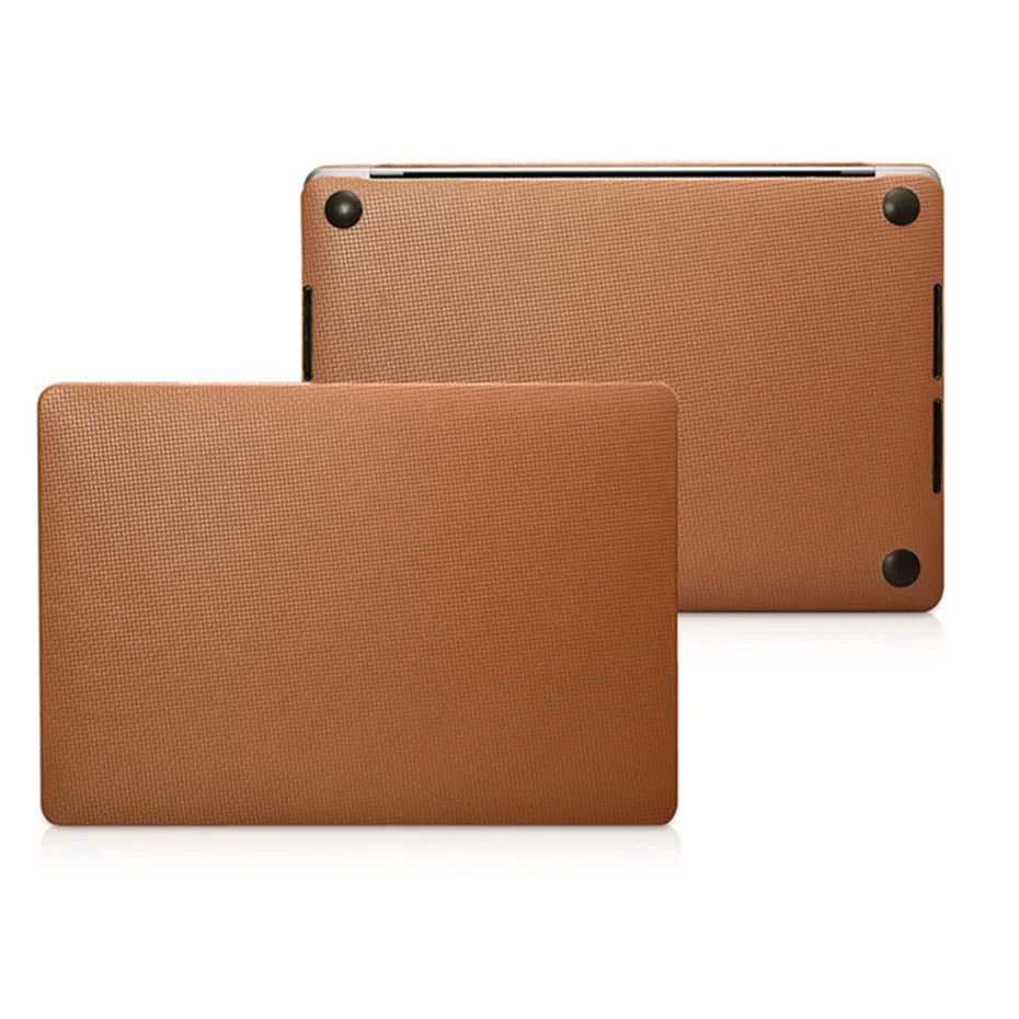Чехол Icarer из натуральной кожи для Macbook Pro 13 A1706 A1708 A1989 чехол воловьей ноутбука 15 A1707