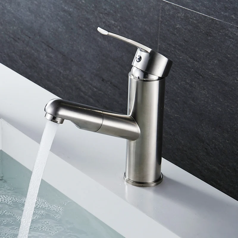 Fapully современный мини-кран для раковины из нержавеющей стали латунный кран