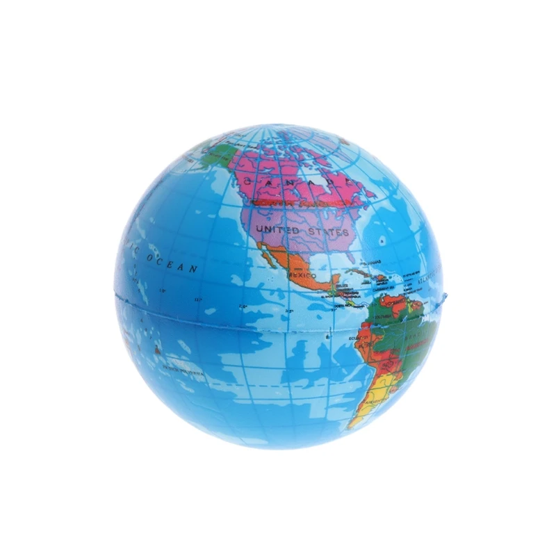 

Children Fast Rising Squeeze Antistress Stress Relief World Map Ball Planet Earth Diameter 6.3cm/10cm