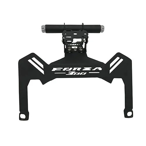 Серый Semspeed gps кронштейн направляющая для телефона Монтажная пластина для Honda Forza 300 250 125 передний дисковый тормоз телефон 3,5-7 ''USB ручка держатель - Цвет: Серый