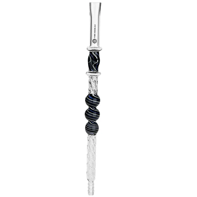 Yimi Hookah Premium 40 см в длину боросиликатное стекло ручка для кальяна|Трубки и
