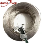 30 метров UL2468 26 24 22 20AWG ПВХ Луженая голая медь шнур золотой и серебряный аудио динамик кабель 2468 прозрачная параллельная линия