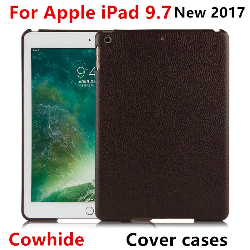Чехол из воловьей кожи для iPad 9 7 новый защитный чехол 2017 натуральной 2018 A1893