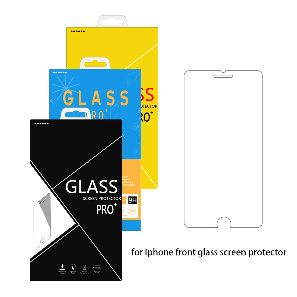 100 шт. взрывоупорное 9H закаленное стекло для защиты экрана iPhone 12 12promax xs max xr x 6/6s/7