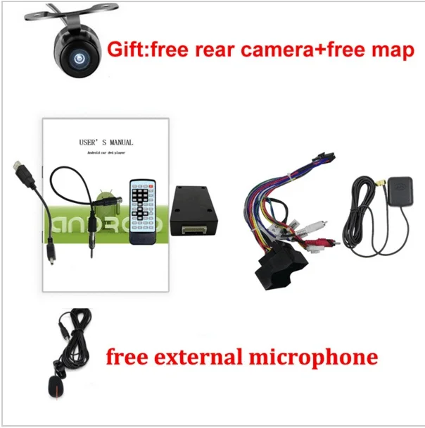 Android 7 1 четырехъядерный 2 Din &quotавтомобильный dvd-плеер для FORD/FOCUS 2/MONDEO/S-MAX/CONNECT 2008 2009