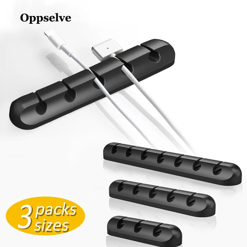 Кабельный зажим для Мобильный телефон USB органайзер кабеля данных Зарядное