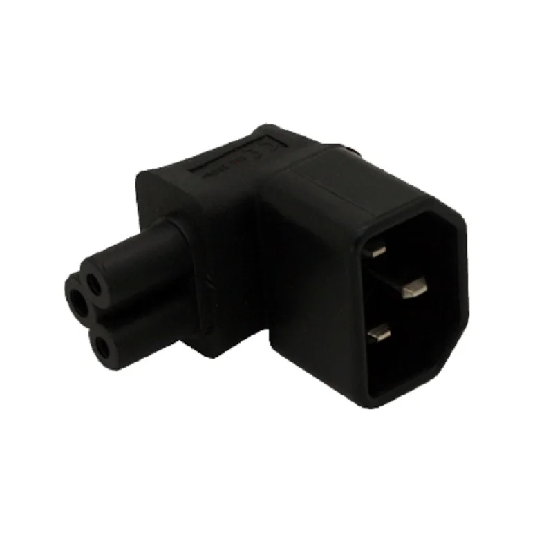 Адаптер питания переменного тока с изгибом под IEC320 C14 на C5|angle|angle adapter |