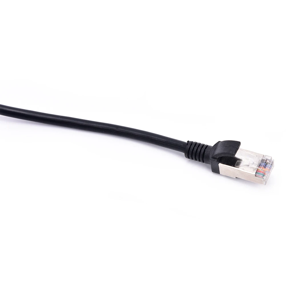 30 см RJ45 мужского и женского пола винт Панель Ethernet LAN Сетевой кабель