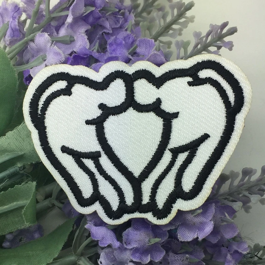1 шт. наклейка с надписью LOVE HEART HAND|iron on patches|iron onpatch iron |