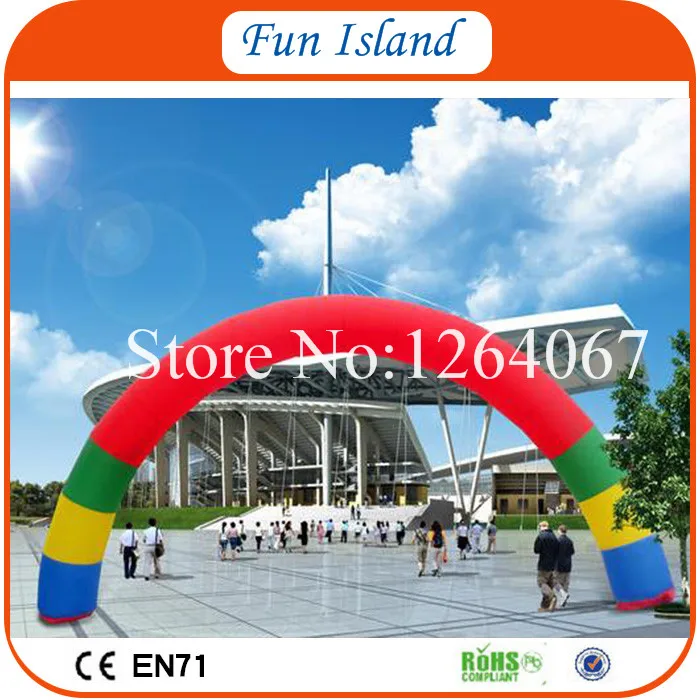 Бесплатная доставка Лучшее качество надувная Радужная АРКА Рекламная арка на