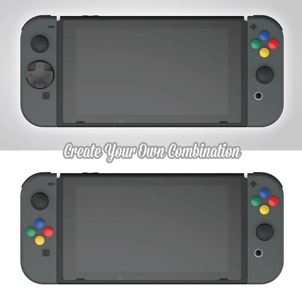 Набор круглых и перекрестных кнопок D-Pad для Nintendo Switch Joy-con ABXY | Электроника